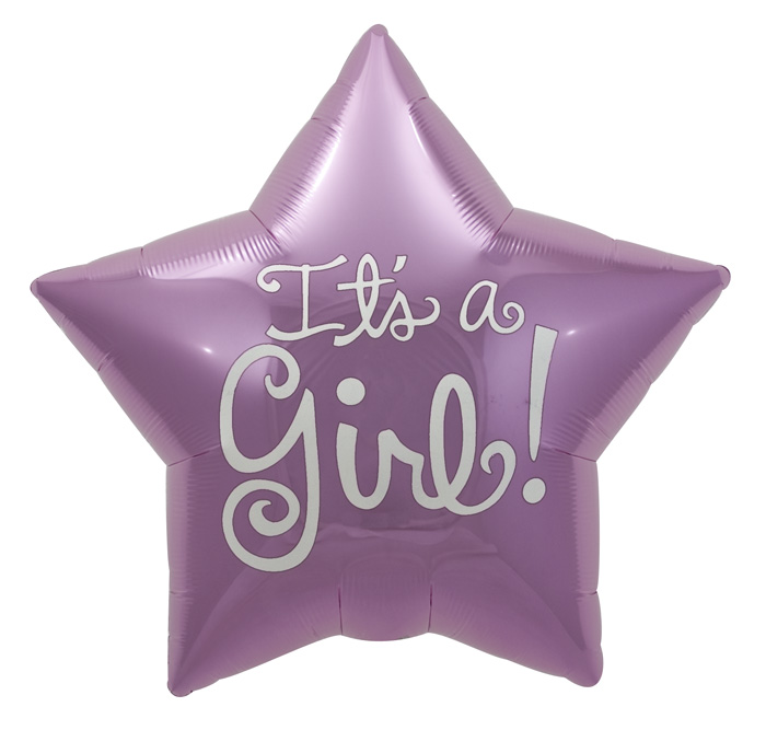 It's A Girl! Star 22" D4-01