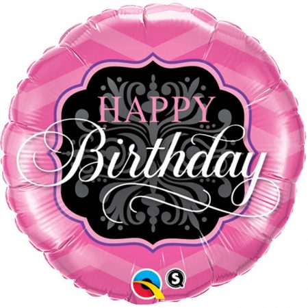 M18 16702 Birthday Pink & Black *1b