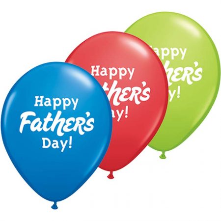 I11″ 24362 Happy Father’s Day! Asst Dark Blue, Red & Lime Green *25b