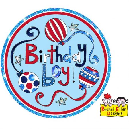 Badge Birthday Boy * 1ct Ref : 25791