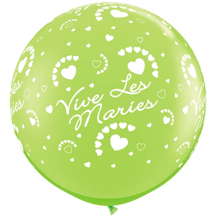 I3′ 27385 Vive les Mariés Cœurs Lime Green *2b