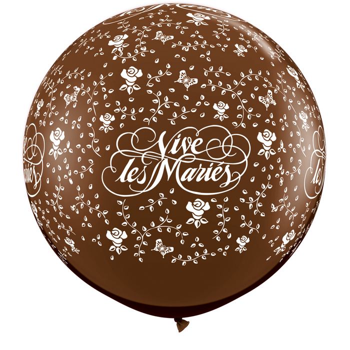 I3′ 3015 Vive les Mariés Fleurs Chocolat *1b