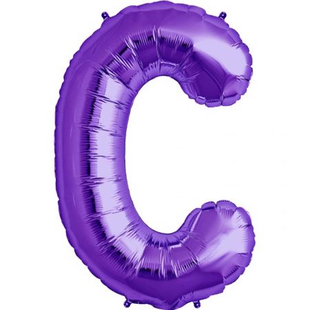 34" Letter C - Purple B1-01