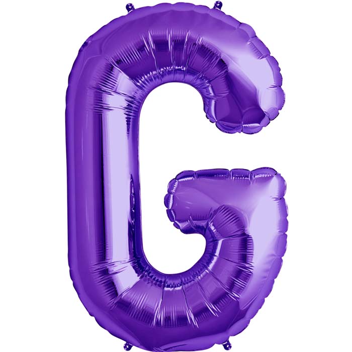 34" Letter G - Purple B1-01