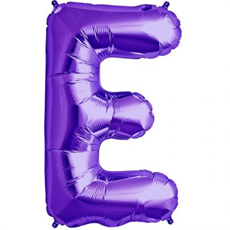 34" Letter E - Purple B1-01