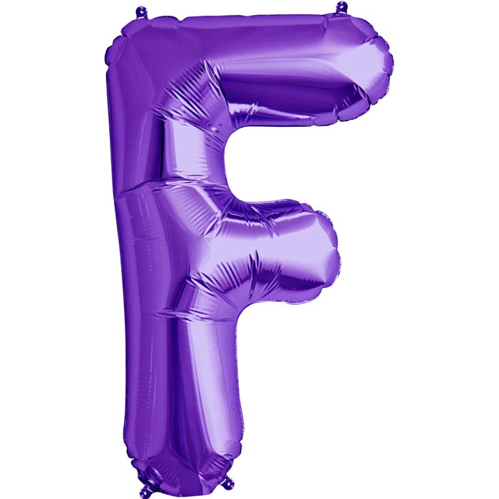 34" Letter F - Purple B1-01