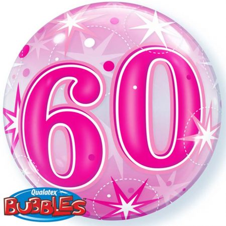 Bubble 22″ 43127 CH60 Pink Starburst Sparkle *1b