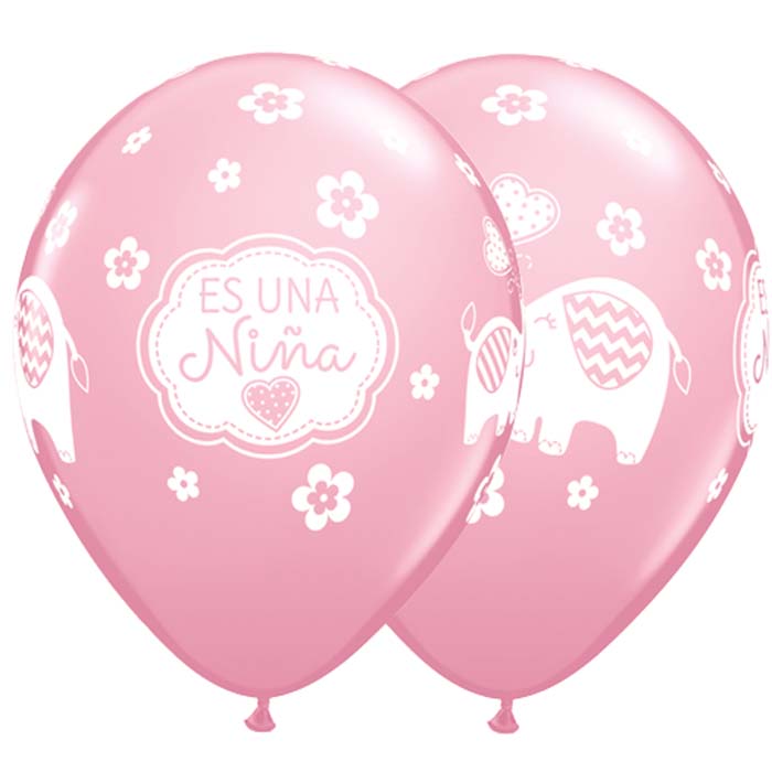 I11 45116 Es Una Nina Elephants Pink *50b