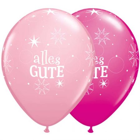 I11″ 45304 Alles Gute Sparkle Assorted Pink& Wildberry *50b