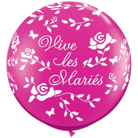 I3' 47597M Vive Les Mariés Roses Magenta *2b