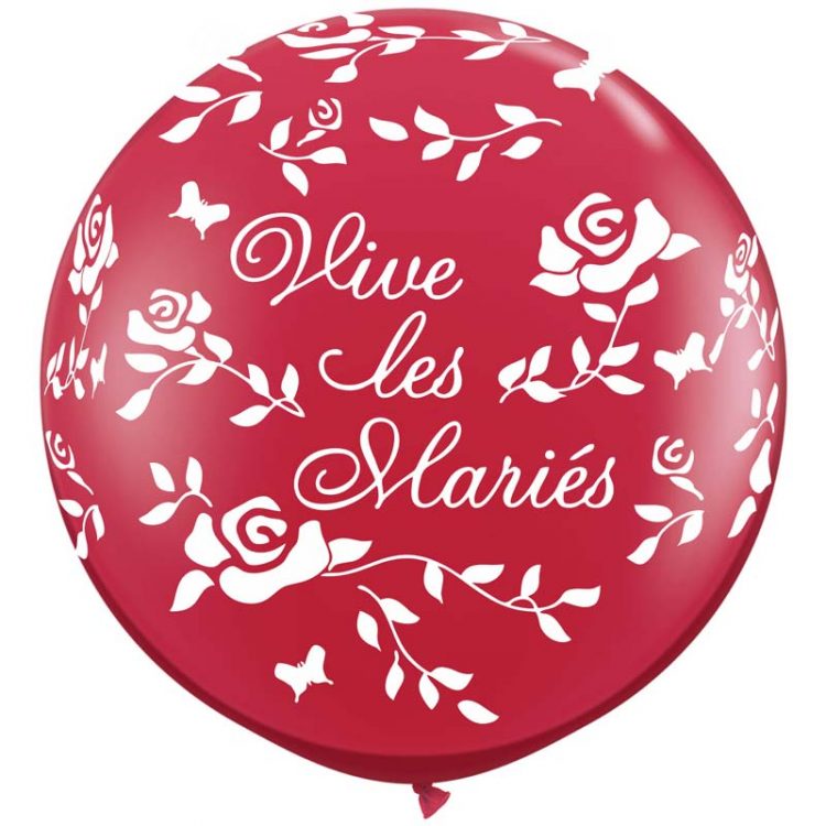 I3' 47597RU Vive Les Mariés Roses Ruby Red *2b