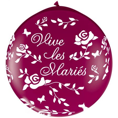 I3' 48130BDX Vive Les Mariés Roses Sparkling Burgundy *2b AIR