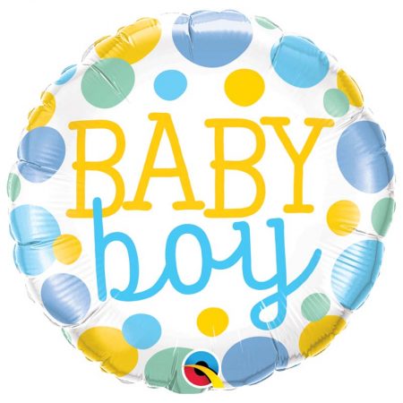 M18" 55385 Baby Boy Dots *1b