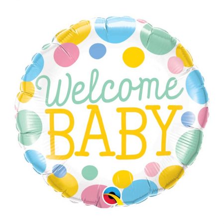 M18" 55391 Welcome Baby Dots *1b