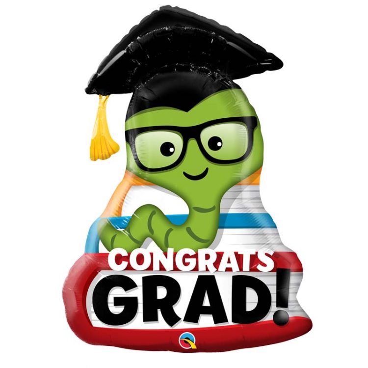 M37" 55873 Congrats Grad Bookworm *1b