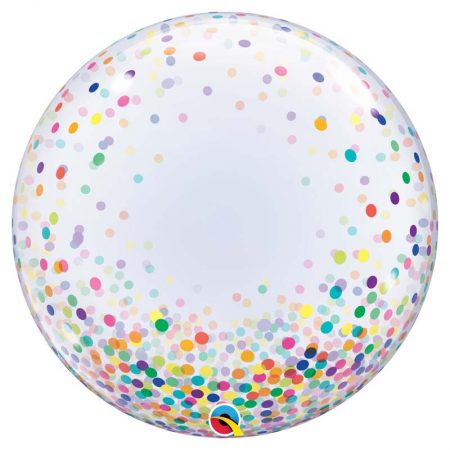 Déco Bubble 24" 57791 Colourful Confetti Dots *1b