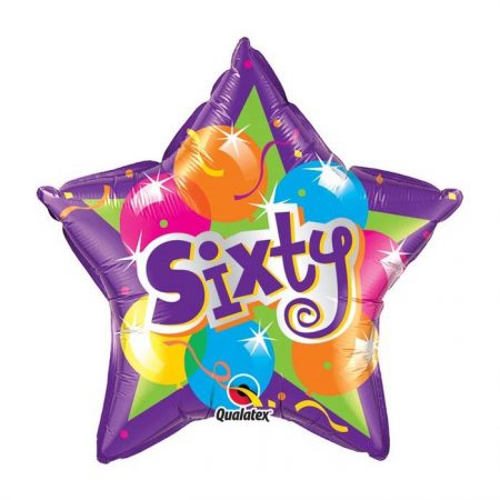 M20" 60892 Sixty Sparkling Balloons *1b