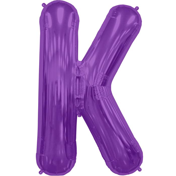 34" Letter K - Purple B1-01