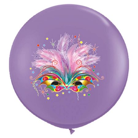 I3' 10015 Masque Carnaval Lilac 2 Faces - HELIUM *1b