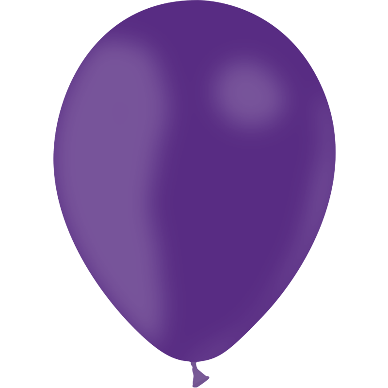 12 Ballons Latex HG80 Violet - Balloonia - Abc PMS