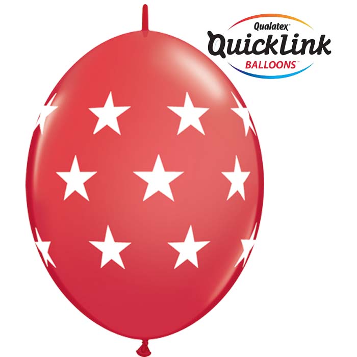 12 Quick Link Big Stars Red / Rouge* 50b