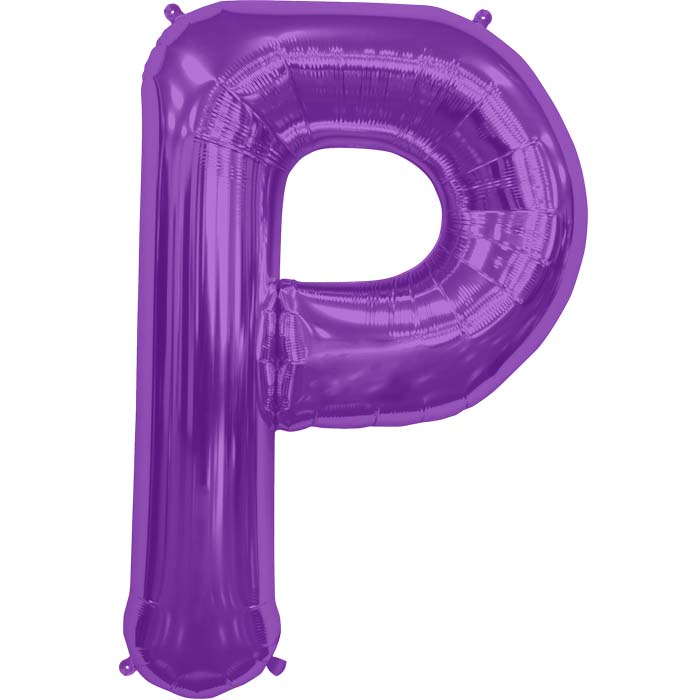 34" Letter P - Purple B1-01