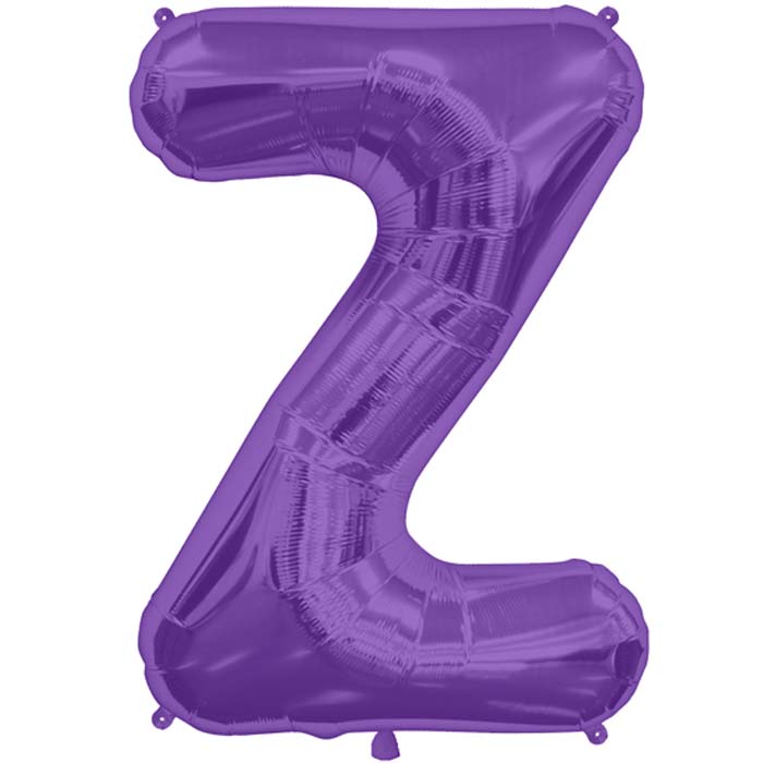 34" Letter Z - Purple B1-01