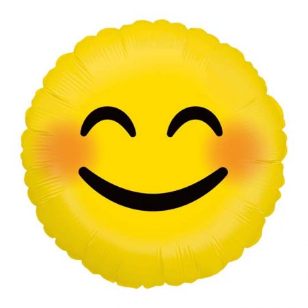 Ballon Aluminium 18″ Emoji Smiley – Grabo