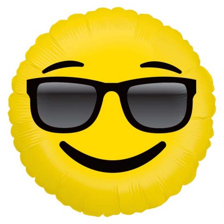 Ballon Aluminium 18″ Emoji Sunglasses – Grabo