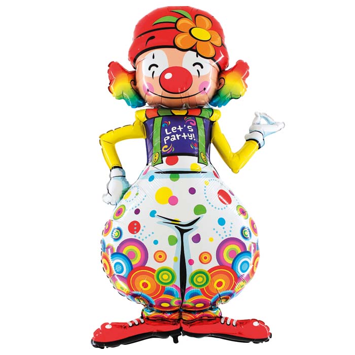 Ballon Aluminium 5′ Maxi Loons Party Clown – Grabo