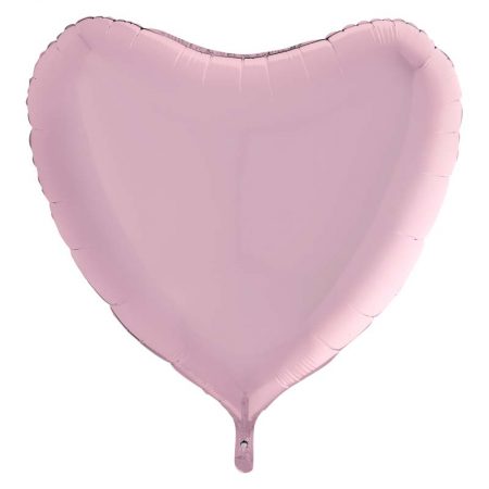 Ballon Aluminium 18″ Cœur Pastel Rose – Grabo