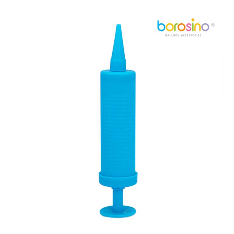 Pompe à ballon simple, pompe à main bleue Borosino - ABC