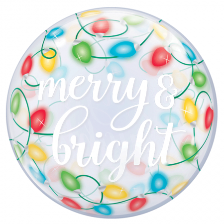 Bubble 22" Merry & Bright