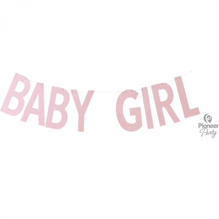 Banner Baby Girl Pink