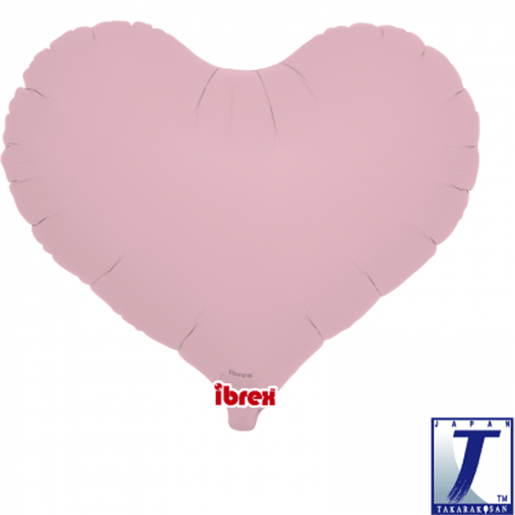 Jelly Heart 14" Pastel Pink