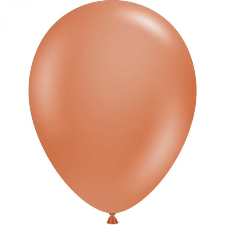 50 Ballons 5" Burnt Orange