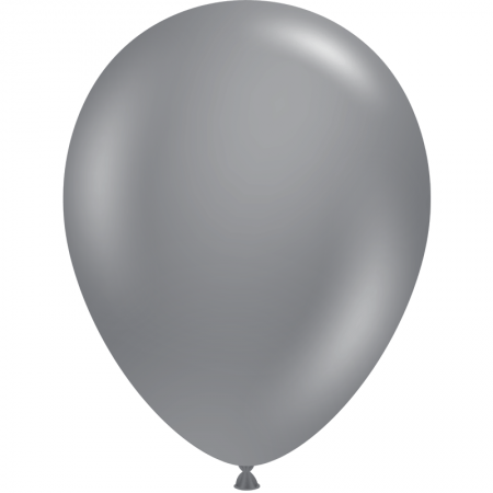 12 Ballons 11" Gray Smoke