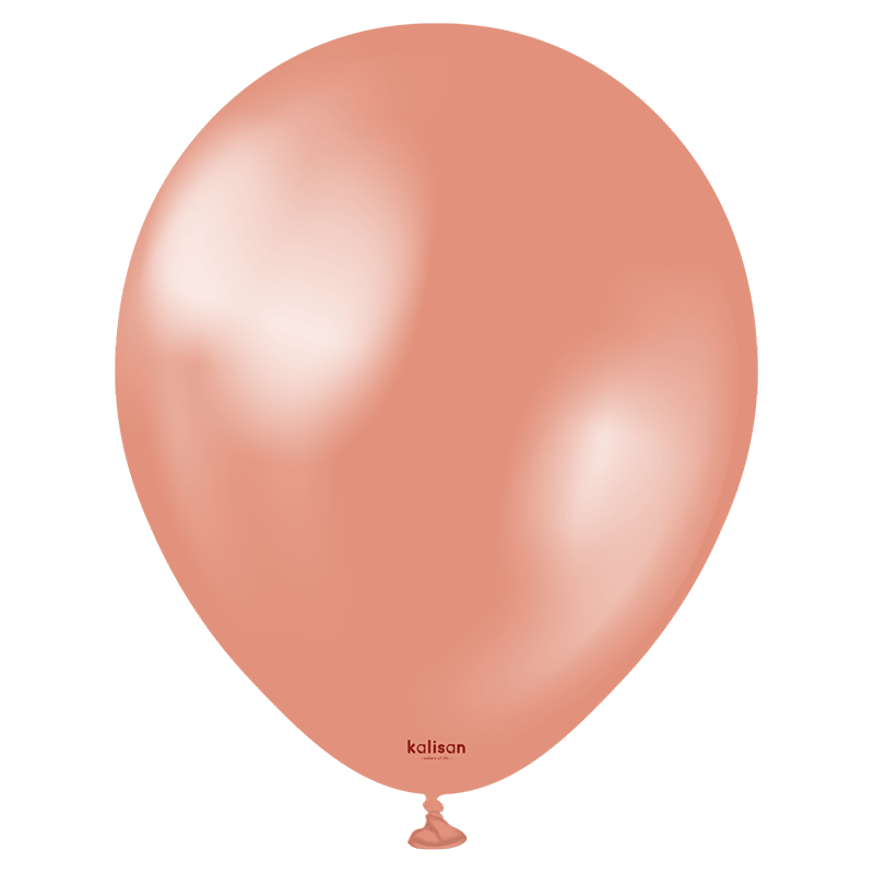 100 Ballons Latex HG45 Métal Or - Balloonia - Abc PMS