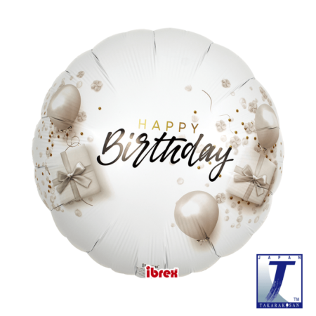 Ballon Aluminium 14″ Excellent Birthday – Takarakosan