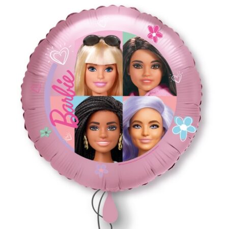 Ballon Aluminium Rond Barbie