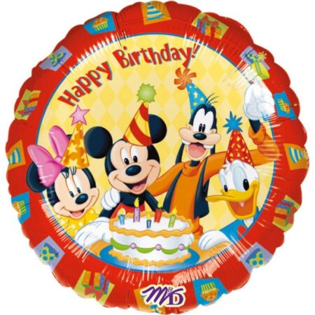Ballon Aluminium Rond Mickey Mouse