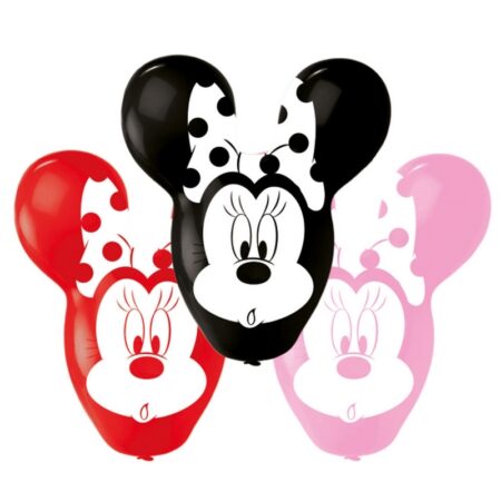 Ballons Latex Minnie Mouse Oreilles