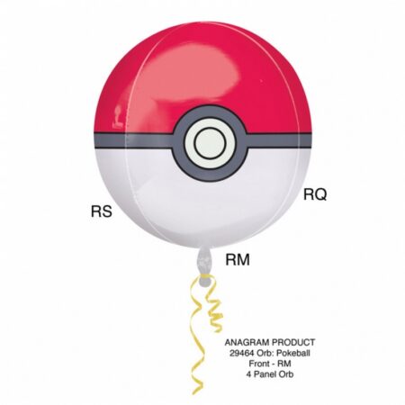 Ballon Aluminium Pokeball Pokémon