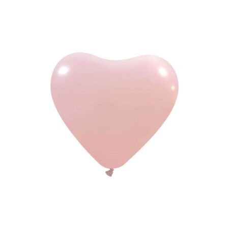 100 Ballons 8" Coeur Rose - Cattex