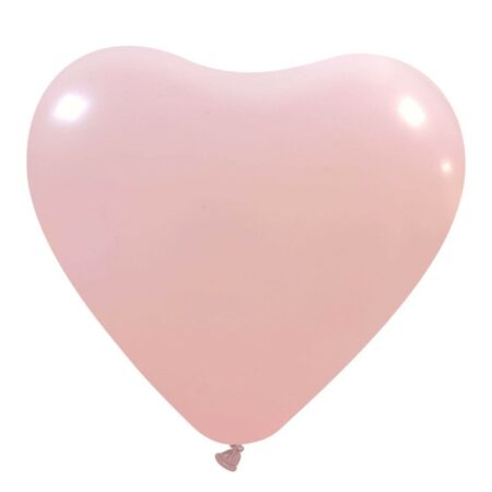 100 Ballons 12" Coeur Rose - Cattex