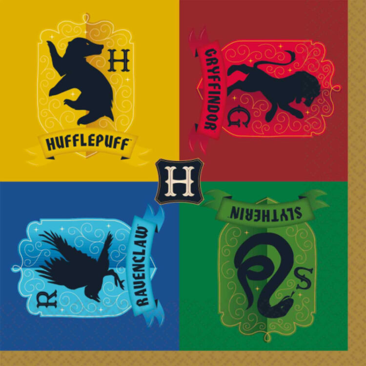 Serviettes Papiers Harry Potter Maisons