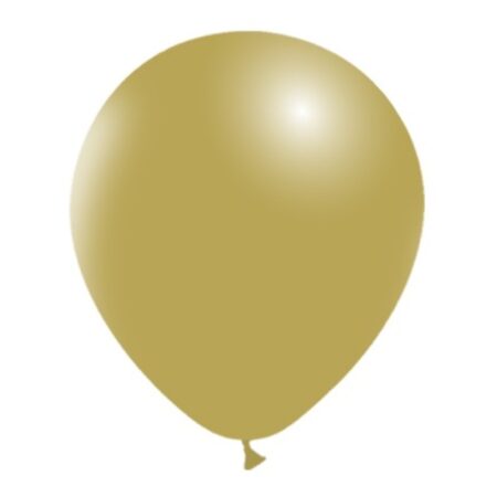 100 Ballons Latex HG112 Vintage Moutarde - Balloonia