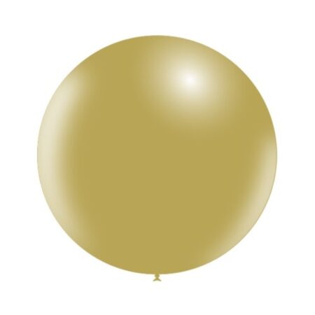 1 Ballon Latex 2' (60cm) Vintage Moutarde - Balloonia