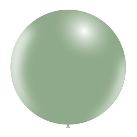 1 Ballon Latex 3' (90cm) Vintage Vert - Balloonia
