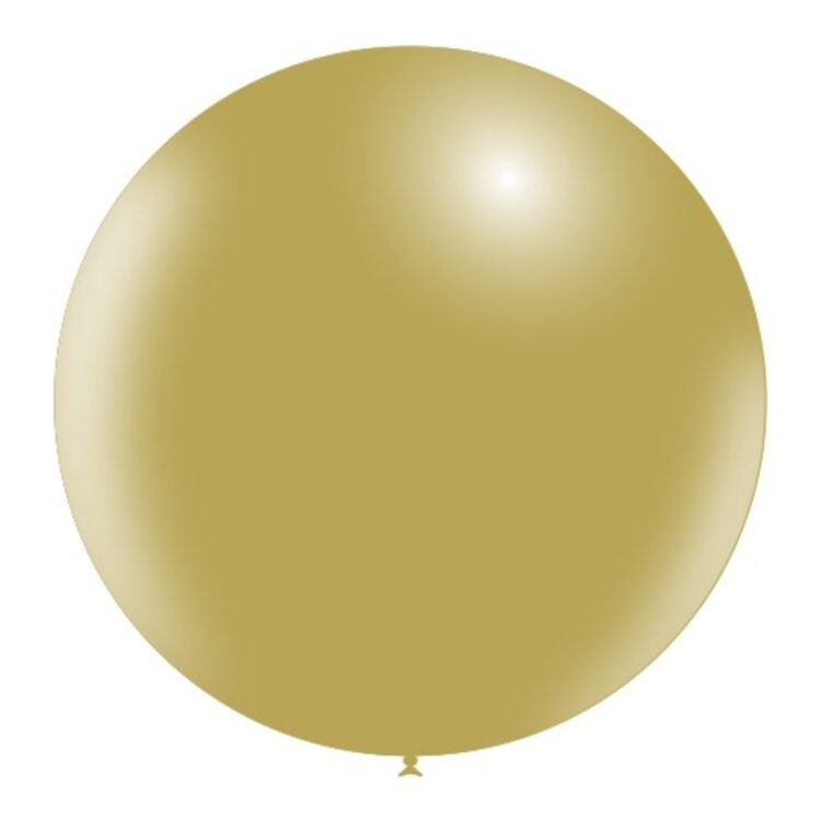 Pochette Ballon Latex 3' (90cm) Vintage Moutarde - Balloonia
